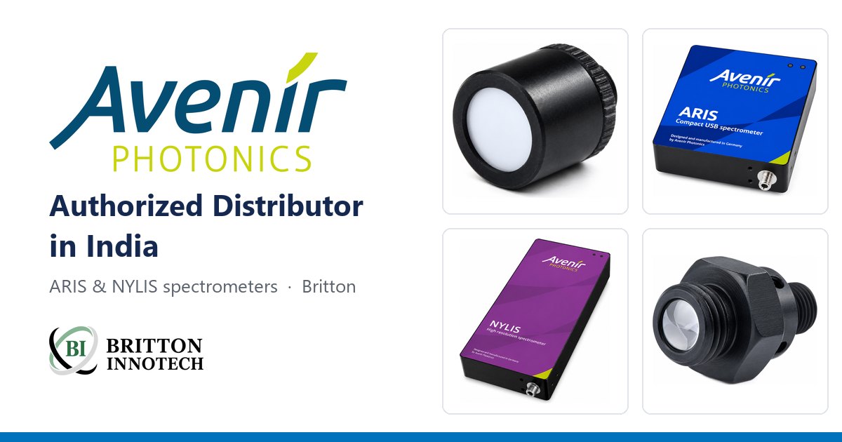 Avenir Photonics in India – ARIS and NYLIS Spectrometers from Britton