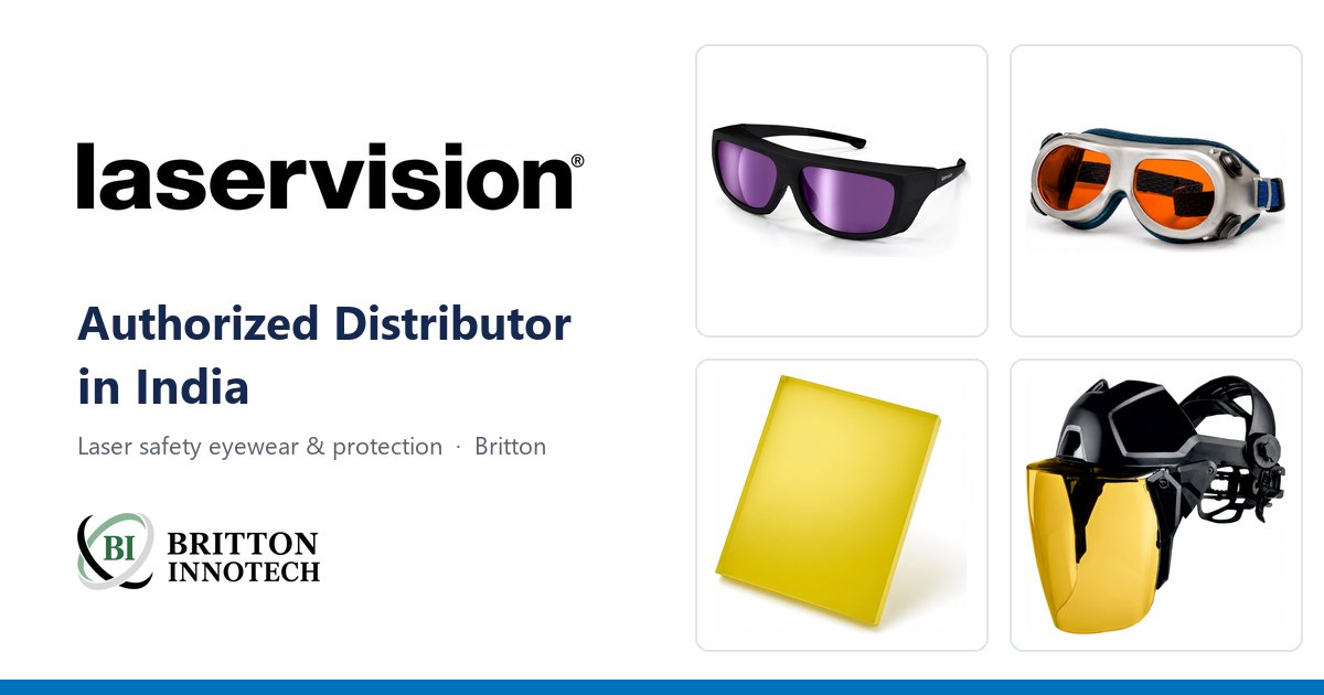 Laservision in India – Laser Safety Eyewear, Windows and Enclosures from Britton